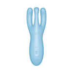 Niebieski wibrator do masażu Satisfyer Threesome 4Plus z aplikacją - obrazek 2