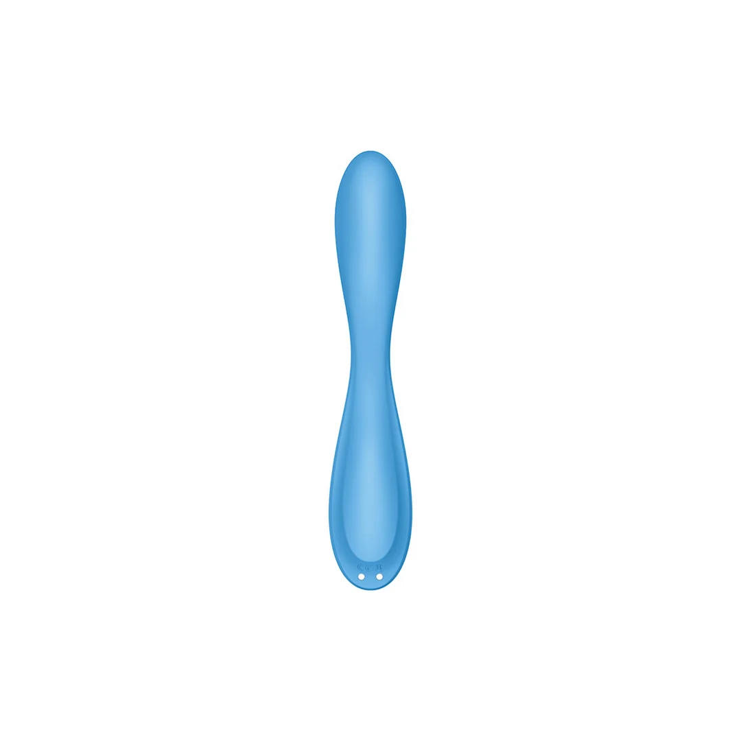Wibrator Satisfyer do stymulacji punktu G – elastyczna szyjka – Satisfyer G-Spot Flex 4 niebieski - obrazek 3