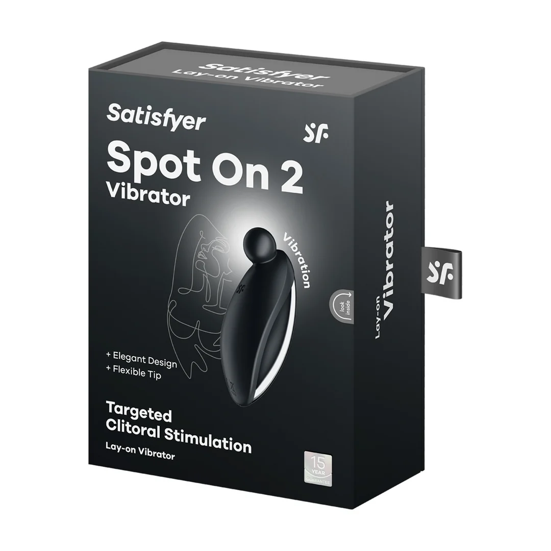 Czarny wibrator Satisfyer Spot On 2 - obrazek 1