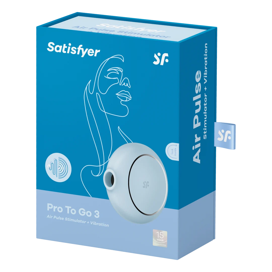 Satisfyer wibrator łechtaczkowy z dwoma silnikami – Pro To Go 3 - obrazek 1
