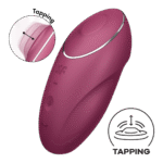 Wibrator łechtaczkowy Satisfyer z 11 programami stukania i wibracji – Tap en Climax 1 - obrazek 5