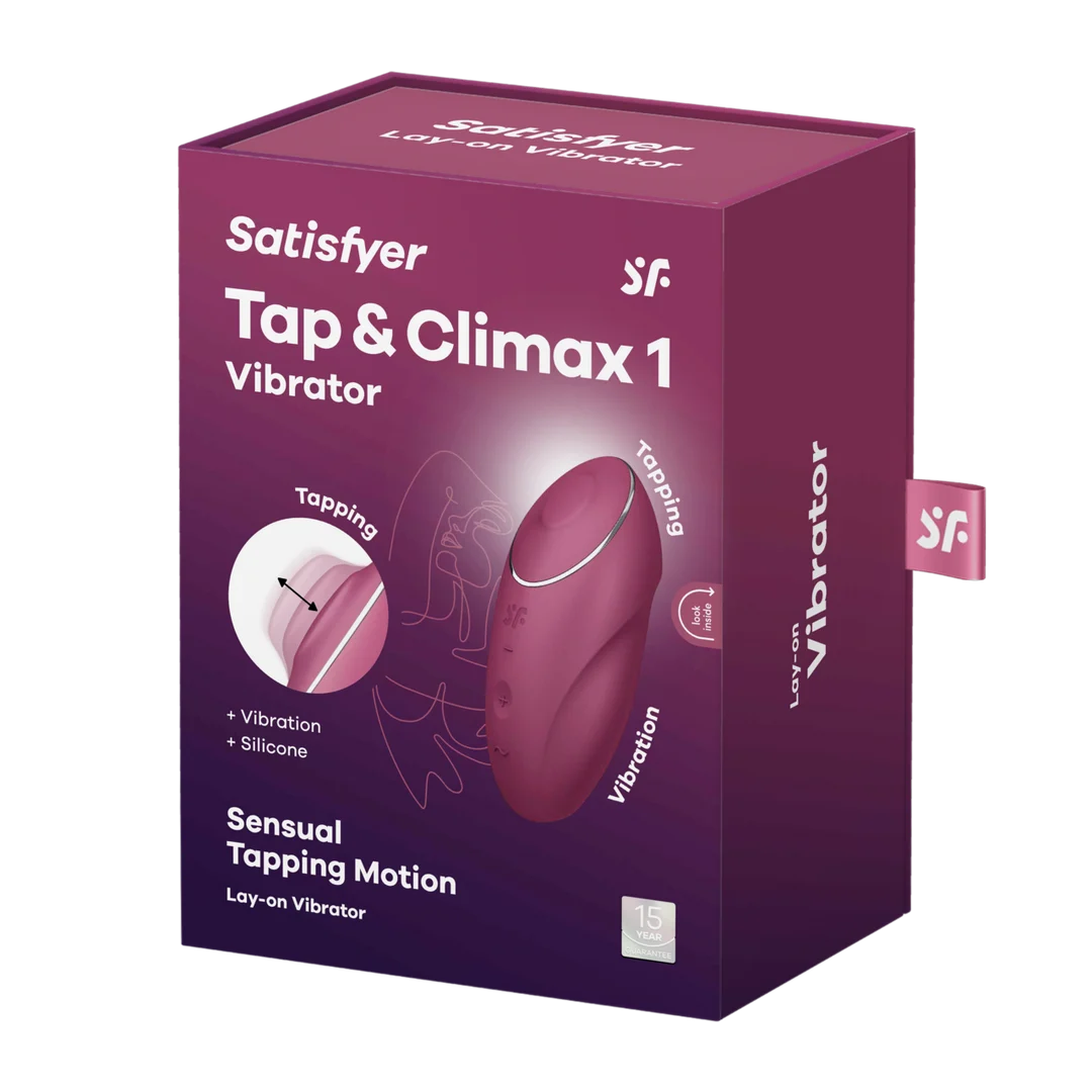 Wibrator łechtaczkowy Satisfyer z 11 programami stukania i wibracji – Tap en Climax 1 - obrazek 1