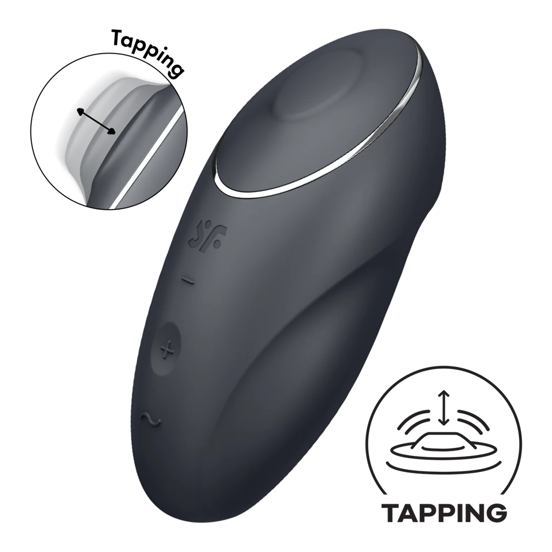 Wibrator łechtaczkowy Satisfyer z 11 programami stukania i wibracji – Tap en Climax 1 - obrazek 11