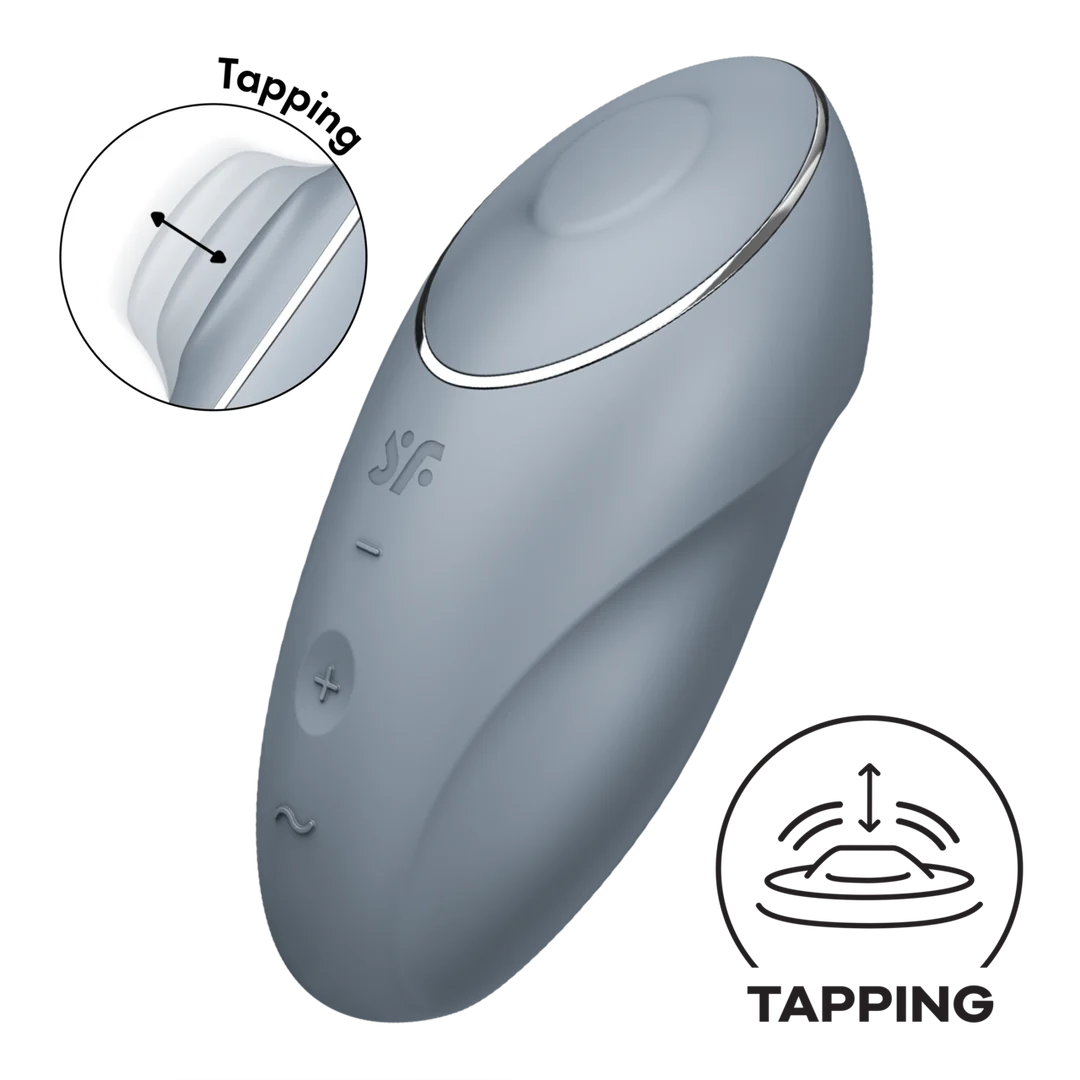 Wibrator łechtaczkowy Satisfyer z 11 programami stukania i wibracji – Tap en Climax 1 - obrazek 17