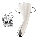 Satisfyer wibrator do punktu G z obrotową główką – Spinning Vibe 1 - obrazek 17