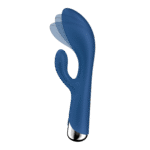 Wibrator typu rabbit Satisfyer – obrotowa główka i mocne wibracje – niebieski Satisfyer - obrazek 6