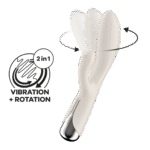 Wibrator typu rabbit Satisfyer – obrotowa główka i mocne wibracje – niebieski Satisfyer - obrazek 11