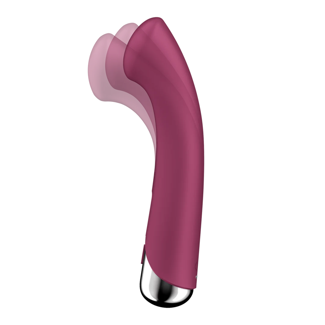 Wibrator do punktu G Satisfyer, 12 trybów wibracji, czerwony - obrazek 6