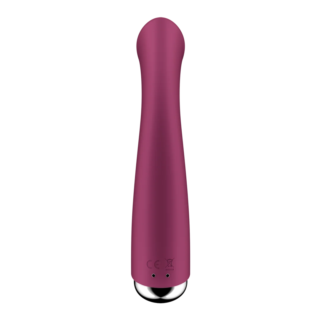 Wibrator do punktu G Satisfyer, 12 trybów wibracji, czerwony - obrazek 2