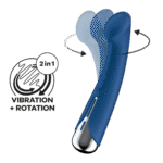 Wibrator do punktu G Satisfyer, 12 trybów wibracji, czerwony - obrazek 11