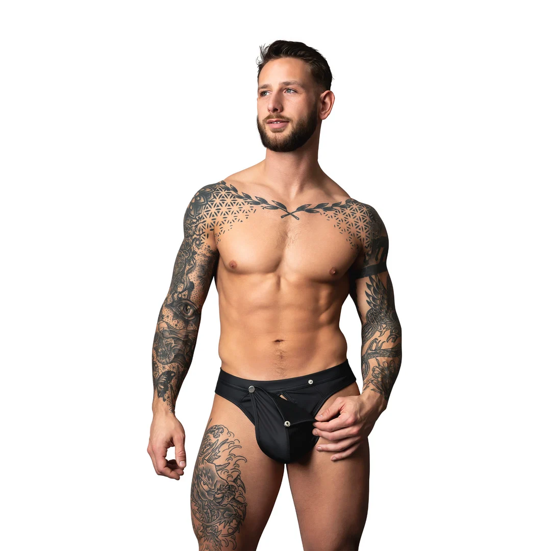 Male Power Snap Off Tanga - obrazek 4