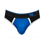 Male Power Panel Thong L/XL, czarno czerwone - obrazek 10