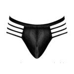 Czarne stringi Male Power Cage - obrazek 3