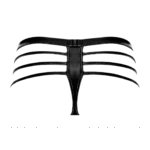 Czarne stringi Male Power Cage - obrazek 4