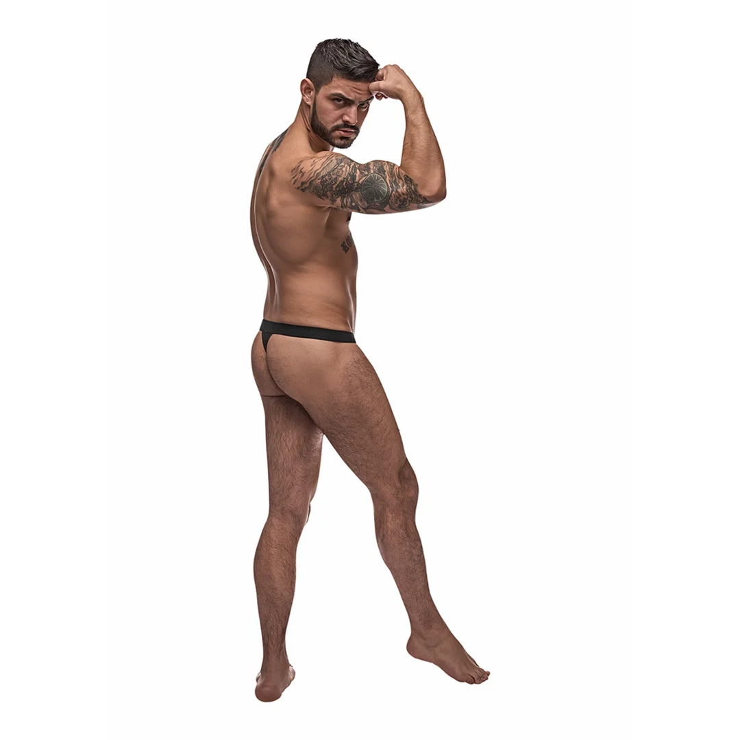 Zmysłowy jockstrap z podtrzymującą kieszonką, sportowy wygląd | Male Power - obrazek 1