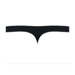 Czarne stringi Male Power Satin Spandex Bong - obrazek 11