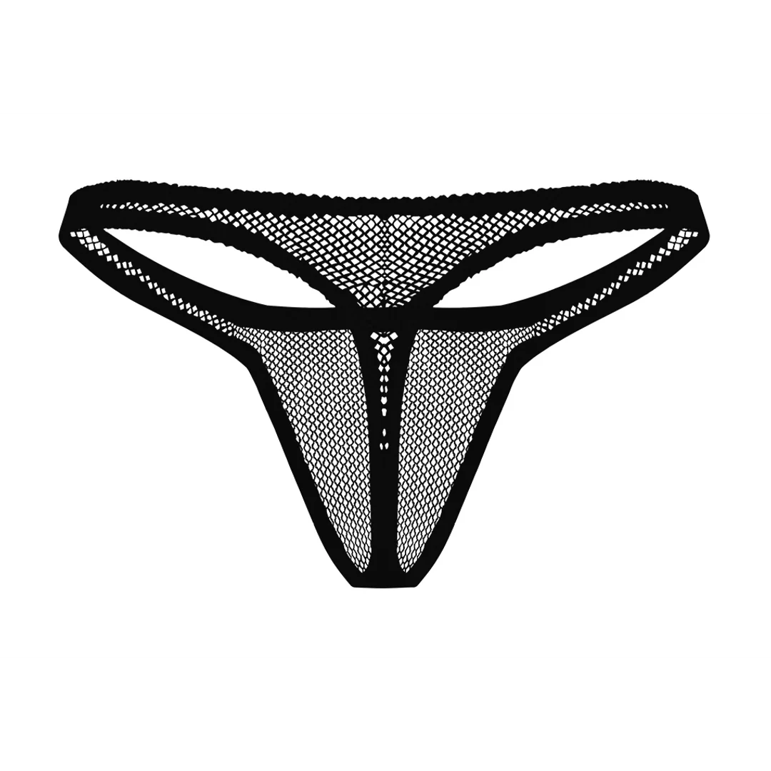 Male Power Bong Thong z siateczki - obrazek 4