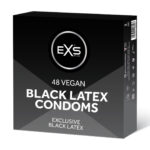 Prezerwatywy EXS Black Latex, 48 sztuk - obrazek 4