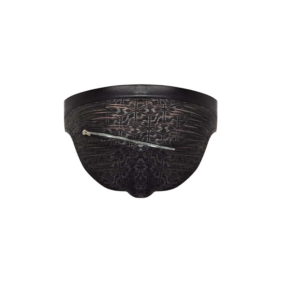 Majtki bikini z zamkiem Male Power - obrazek 2