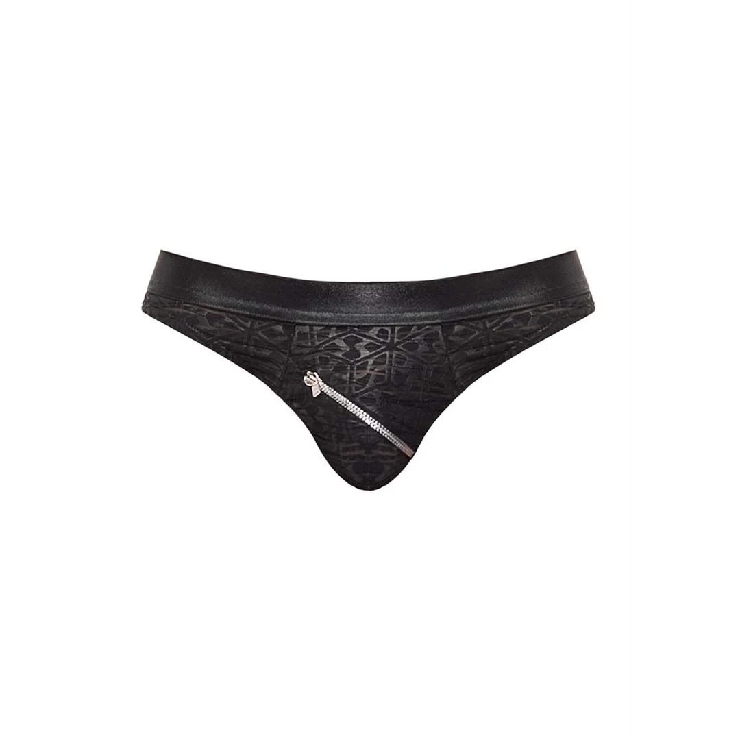 Majtki bikini z zamkiem Male Power - obrazek 6