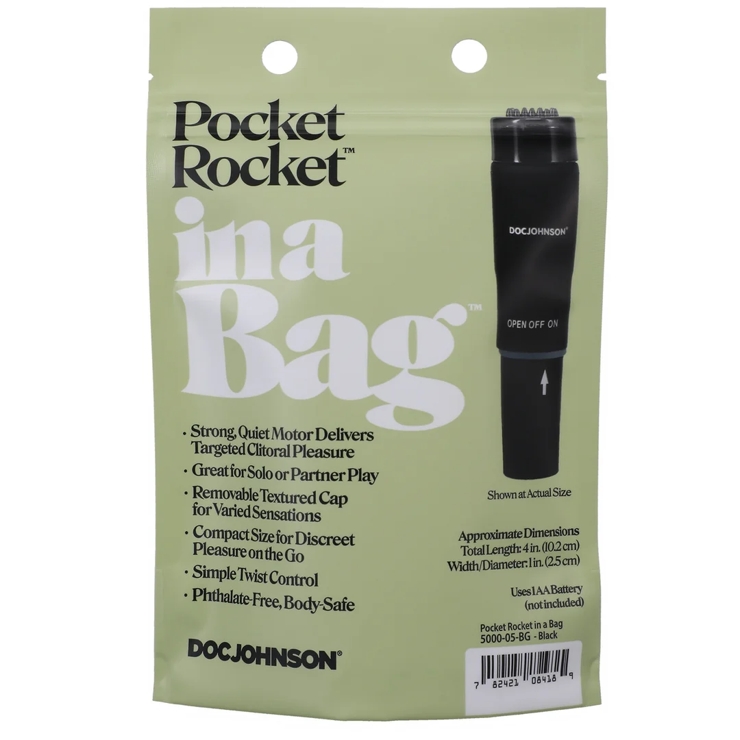 Mini wibrator, ukierunkowana stymulacja łechtaczki, Doc Johnson Pocket Rocket Doc Johnson - obrazek 2