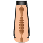 Realistyczny masturbator z płytką ściskaną – Vanilla - obrazek 6