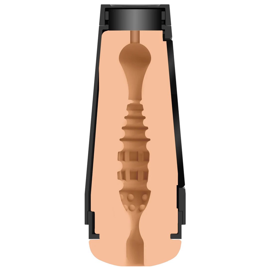 Realistyczny masturbator z płytką ściskaną – Vanilla - obrazek 6