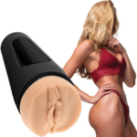 Masturbator imitujący pochwę ze ściskanym uchwytem – ULTRASKYN Pussy Masturbator - obrazek 6
