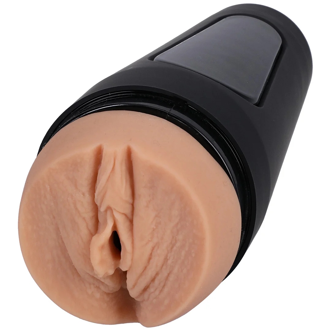 Masturbator imitujący pochwę ze ściskanym uchwytem – ULTRASKYN Pussy Masturbator - obrazek 4