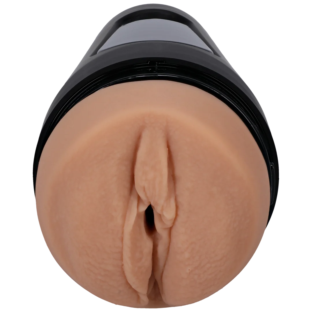 Masturbator pochwa z materiałem przyjemnie ciepłym w dotyku – Vanilla - obrazek 2