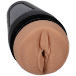 Masturbator pochwa z materiałem przyjemnie ciepłym w dotyku – Vanilla - obrazek 3