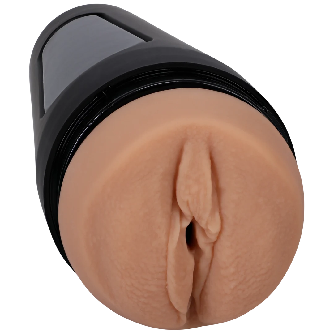 Masturbator pochwa z materiałem przyjemnie ciepłym w dotyku – Vanilla - obrazek 3
