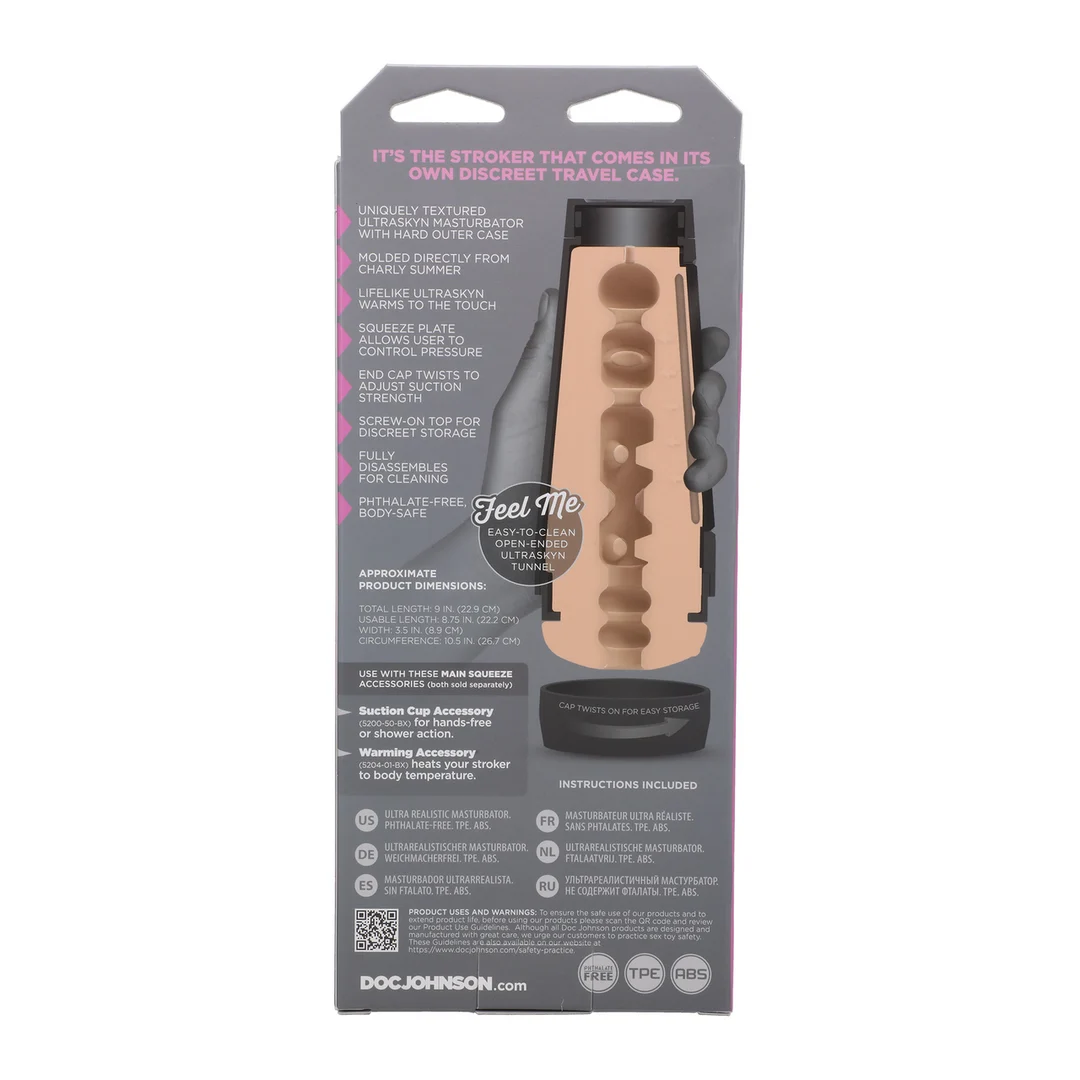 Masturbator waginalny z regulowanym ssaniem – Vanille - obrazek 2