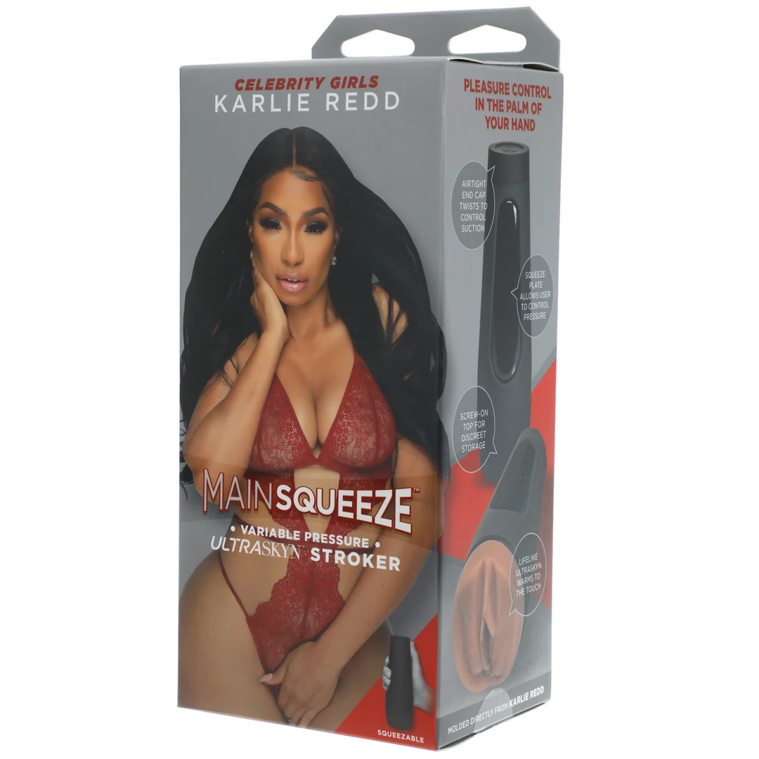 Masturbator imitujący pochwę ze ściskanym uchwytem – ULTRASKYN Pussy Masturbator - obrazek 3