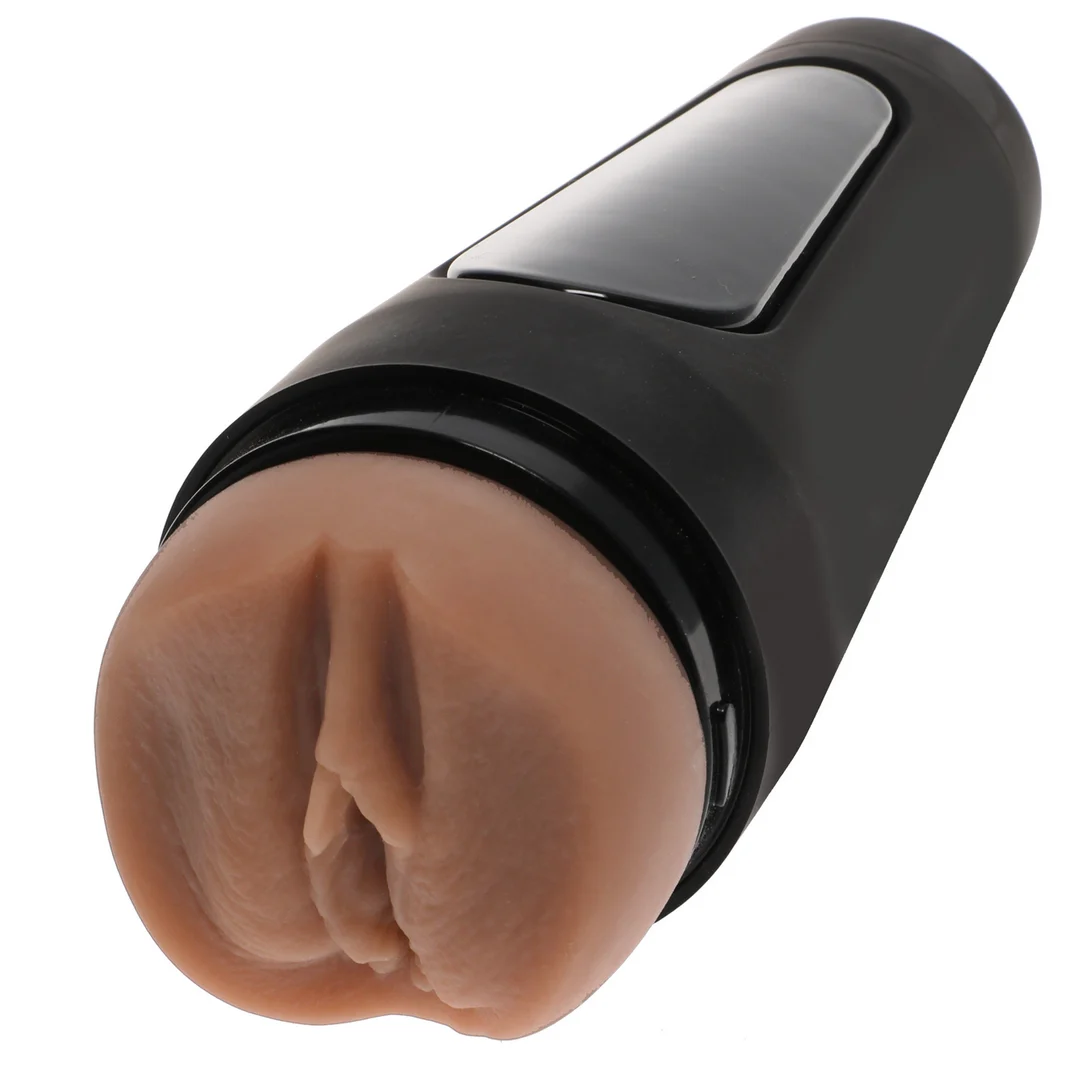 Masturbator imitujący pochwę ze ściskanym uchwytem – ULTRASKYN Pussy Masturbator - obrazek 4