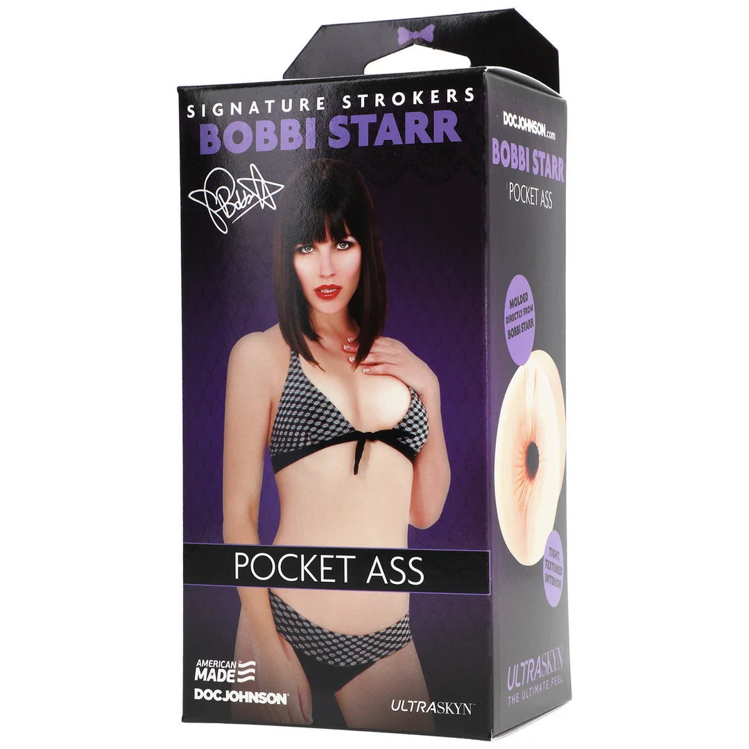 Masturbator analny z realistycznego materiału ULTRASKYN – ULTRASKYN Pocket Ass Masturbator - obrazek 3