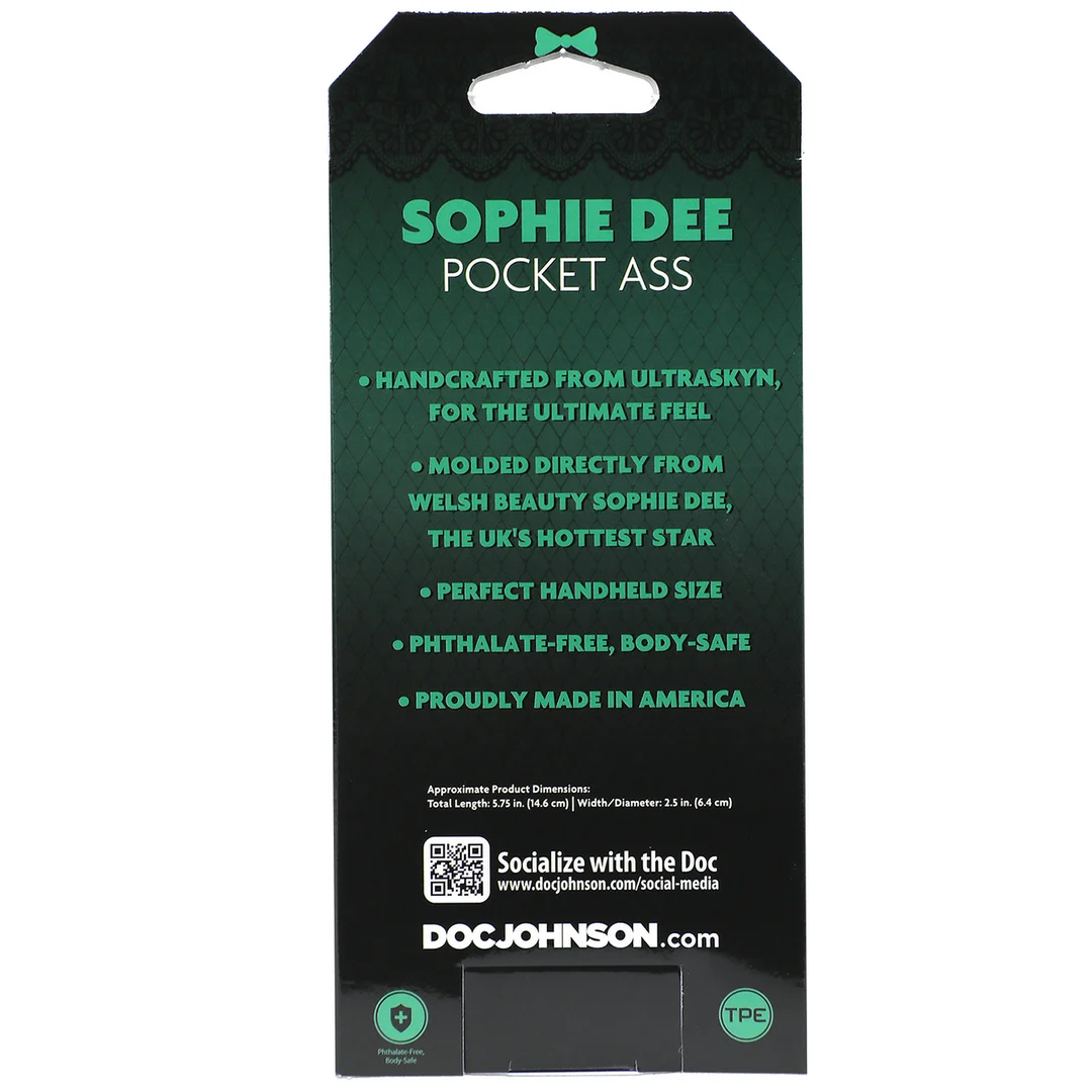 Doc Johnson Sophie Dee ULTRASKYN Pocket Ass - obrazek 3