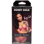 Doc Johnson Honey Gold ULTRASKYN Pocket Pussy - obrazek 2