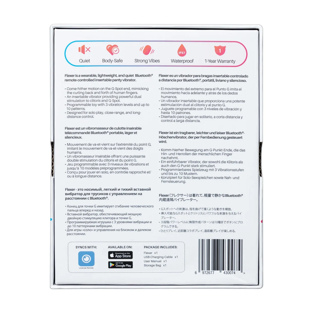 Wibrator na palec z Bluetooth – Flexer Lovense - obrazek 2