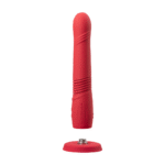 Wibrator sterowany aplikacją z ruchem pchającym i wibracjami, czerwony Lovense Lovense - obrazek 5
