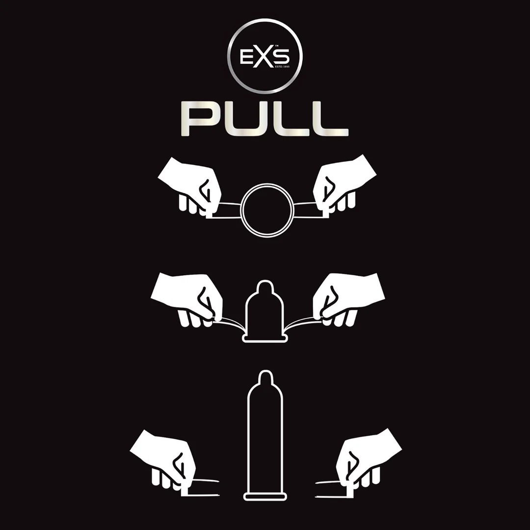 Prezerwatywy bez lateksu EXS Pull, 6 sztuk - obrazek 2