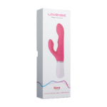 Lovense Nora, różowy wibrator typu rabbit ze zdalnym sterowaniem Bluetooth Lovense