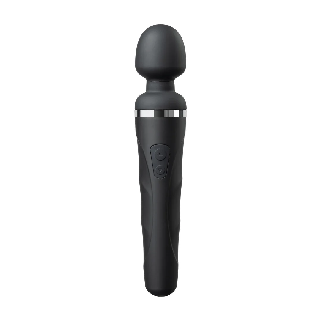 wibrator typu wand z obsługą przez aplikację Bluetooth – Lovense Domi 2 Czarny Lovense - obrazek 4