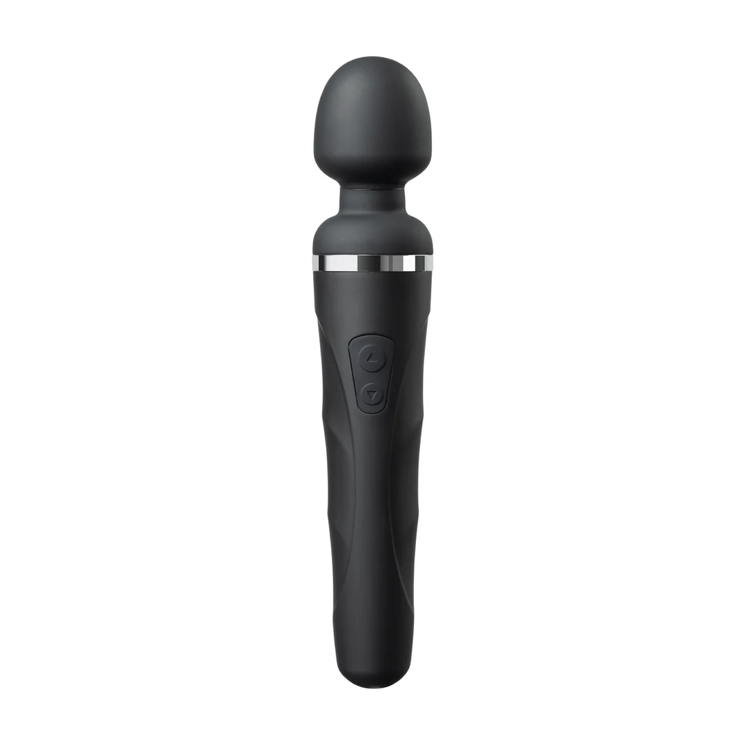 wibrator typu wand z obsługą przez aplikację Bluetooth – Lovense Domi 2 Czarny Lovense - obrazek 5