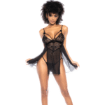 Babydoll Mapalé z kwiatową koronką - obrazek 6