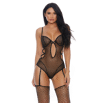 Teddy Forplay Enticing Vixen z paskami do pończoch - obrazek 4