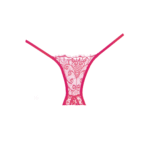 Allure Betoverde Belle, stringi z otwartym krokiem, czarne - obrazek 4