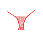 Allure Betoverde Belle, stringi z otwartym krokiem, czarne - obrazek 7