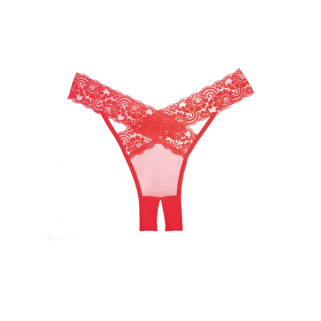 Figi Allure Desire z otwartym krokiem - obrazek 1