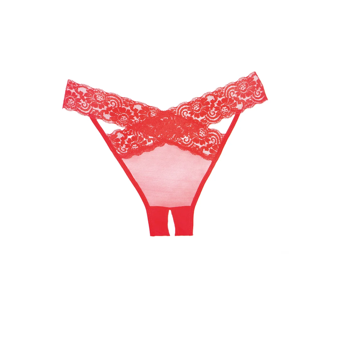 Figi Allure Desire z otwartym krokiem - obrazek 7